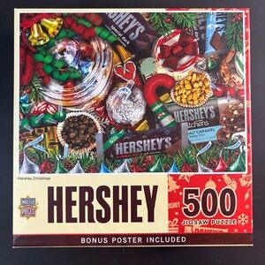 3/$20 🧩 Hershey Christmas 500 Piece Jigsaw Puzzle by Master Pieces